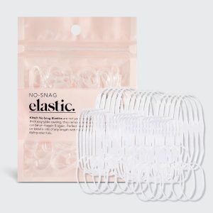 Clear No-Snag Elastics 100pc Set